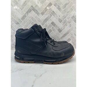 Nike ACG Air Max Goadome Black Gum Leather Boots 865031-017 Mens Size 12